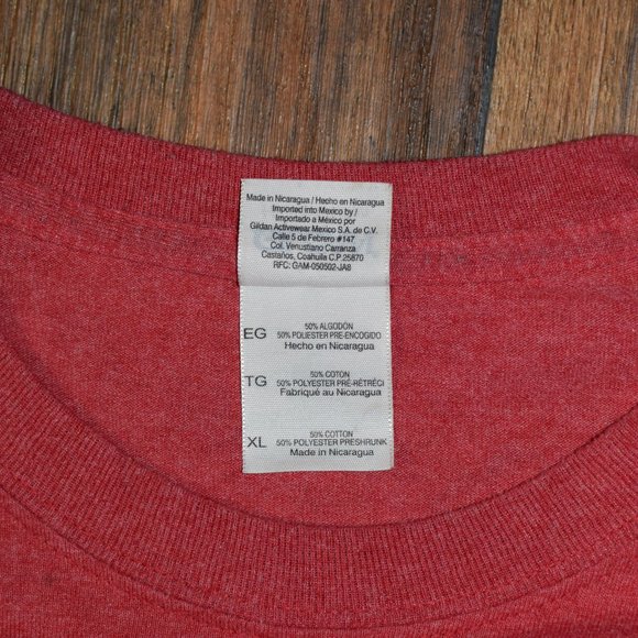 RARE Red Nirvana Motor Sports Int'l Garage Band T-Shirt - XL - Picture 4 of 4